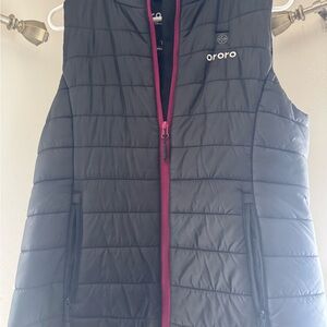 Ororo Women's Black Quilted Vest